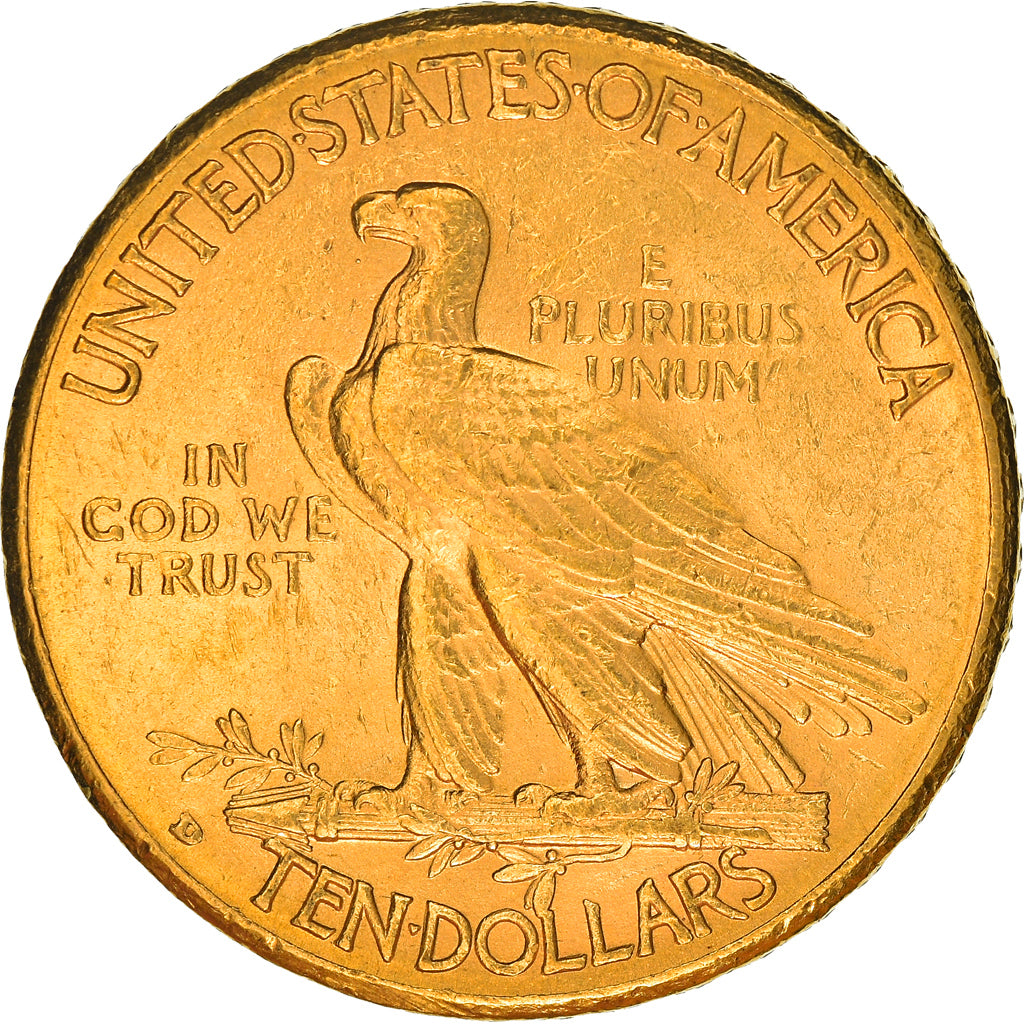 Moneta, Stati Uniti, Indian Head, $10, Eagle, 1910, U.S. Mint, Denver, SPL-