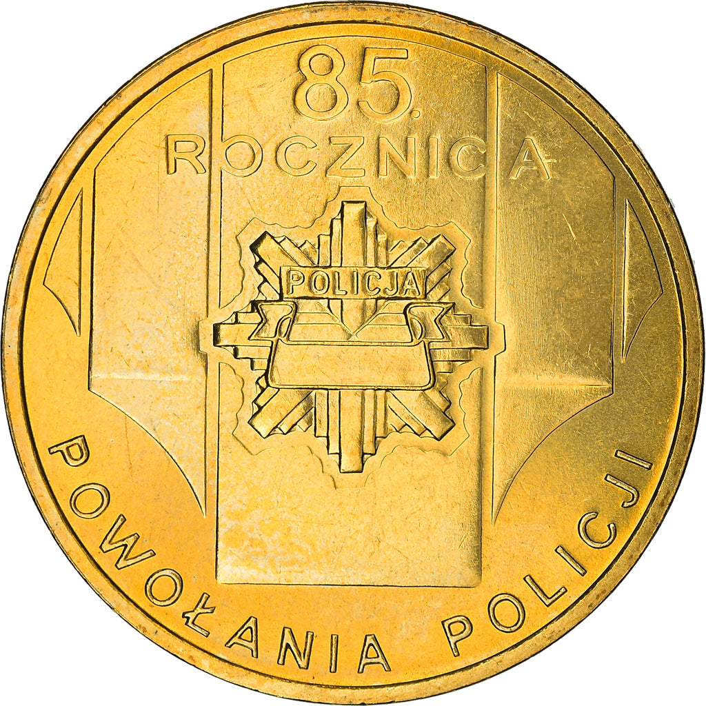Coin, Poland, 2 Zlote, 2004, Warsaw, MS(60-62), Brass, KM:501