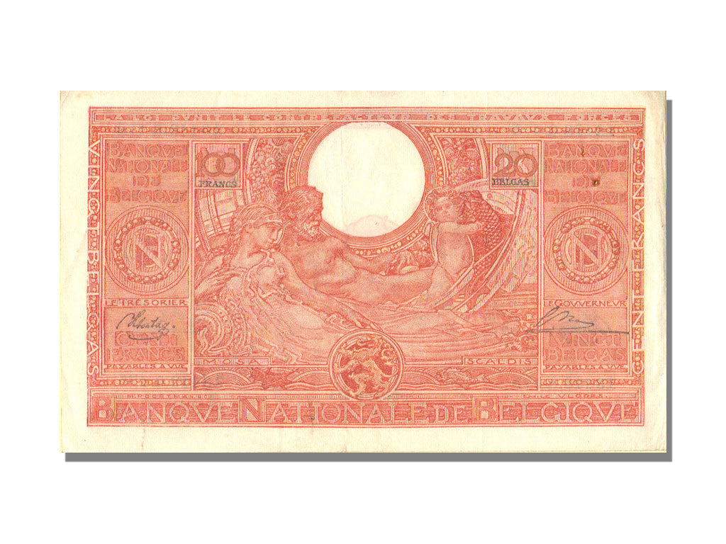 Banknote, Belgium, 100 Francs-20 Belgas, 1944, 1944-11-04, UNC(60-62)