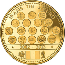 France, Medal, L’Europe des XXVII, 2012, 10 ans de L’Euro, 2002 - 2012