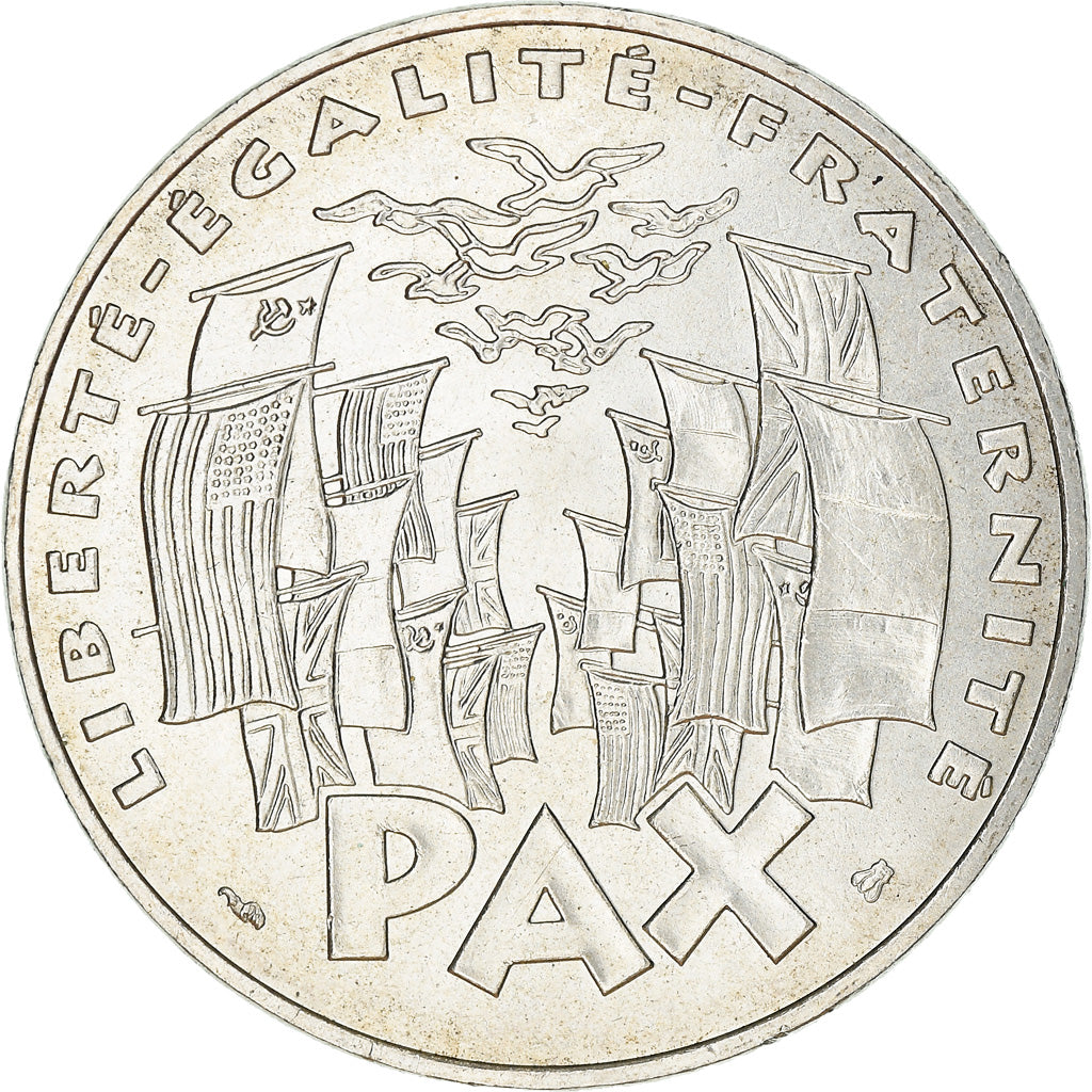Coin, France, 8 mai 1945, 100 Francs, 1995, Paris, MS(63), Silver, KM:1116.1