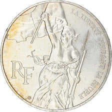 Coin, France, Liberté guidant le peuple, 100 Francs, 1993, MS(60-62), Silver