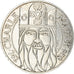 Coin, France, Charlemagne, 100 Francs, 1990, AU(55-58), Silver, KM:982