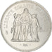 Coin, France, Hercule, 50 Francs, 1976, Paris, MS(60-62), Silver, KM:941.1
