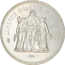 Coin, France, Hercule, 50 Francs, 1977, Paris, MS(60-62), Silver, KM:941.1
