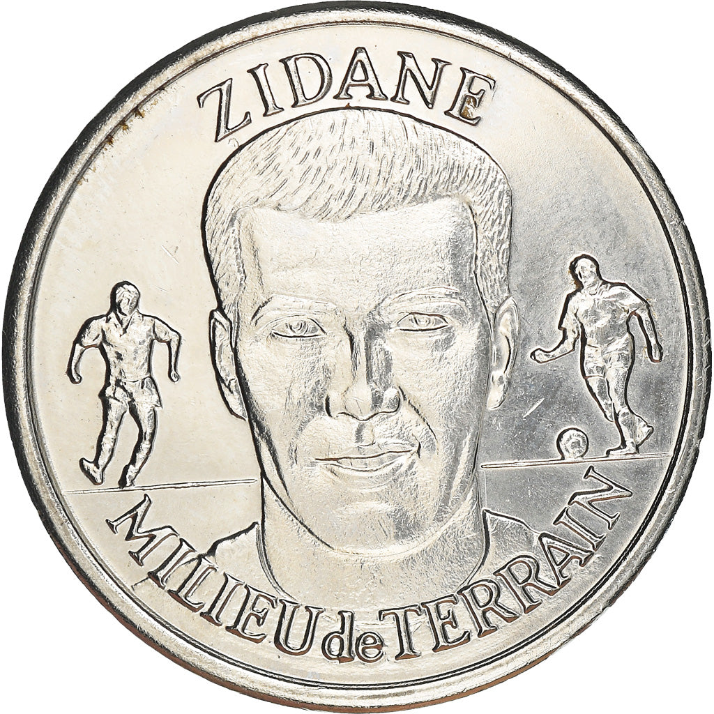 Francia, Token, Équipe de France de Football, Zidane, Milieu de terrain, Sports
