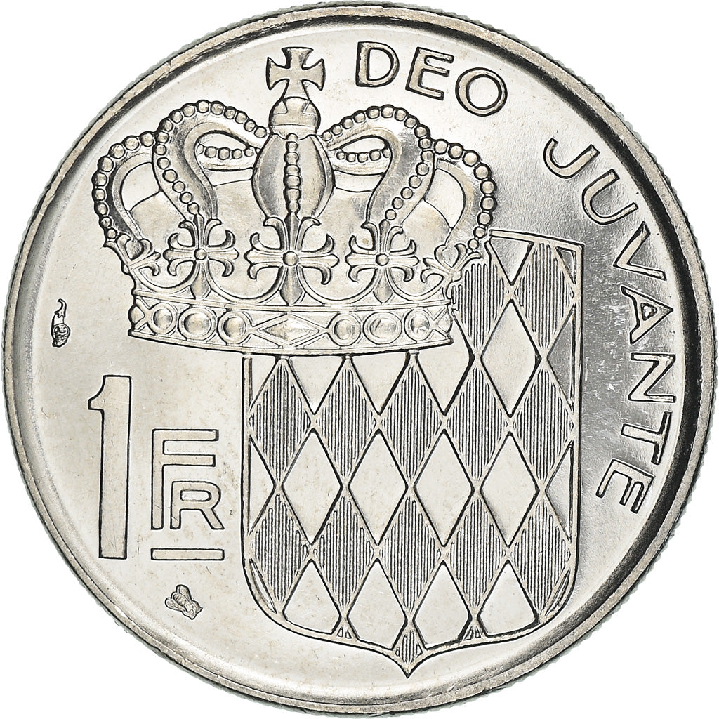 Coin, Monaco, Rainier III, Franc, 1995, Paris, MS(65-70), Nickel, KM:140