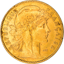 Münze, Frankreich, Marianne, 10 Francs, 1901, Paris, Coq, SS, Gold, KM:846