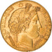 Moneta, Francja, Cérès, 10 Francs, 1896, Paris, AU(50-53), Złoto, KM:830