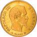 Moneta, Francja, Napoleon III, 10 Francs, 1860, Paris, VF(20-25), Złoto