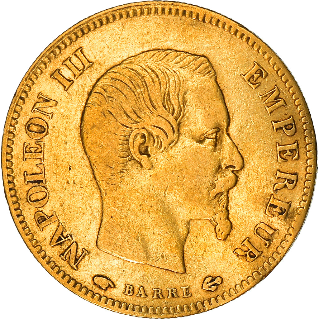 Coin, France, Napoleon III, Napoléon III, 10 Francs, 1857, Paris, VF(20-25)