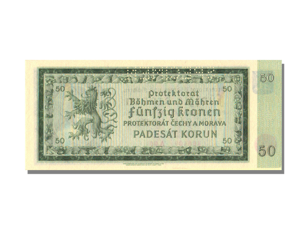 Bohemia and Moravia, 50 Korun, 1940, 1940-09-12, UNC(65-70)