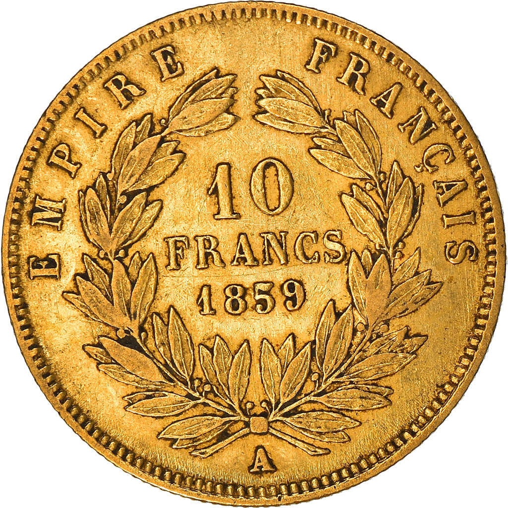 Monnaie, France, Napoleon III, 10 Francs, 1859, Paris, Coq, TTB, Or