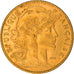 Coin, France, Marianne, 10 Francs, 1908, Paris, Coq, EF(40-45), Gold, KM:846