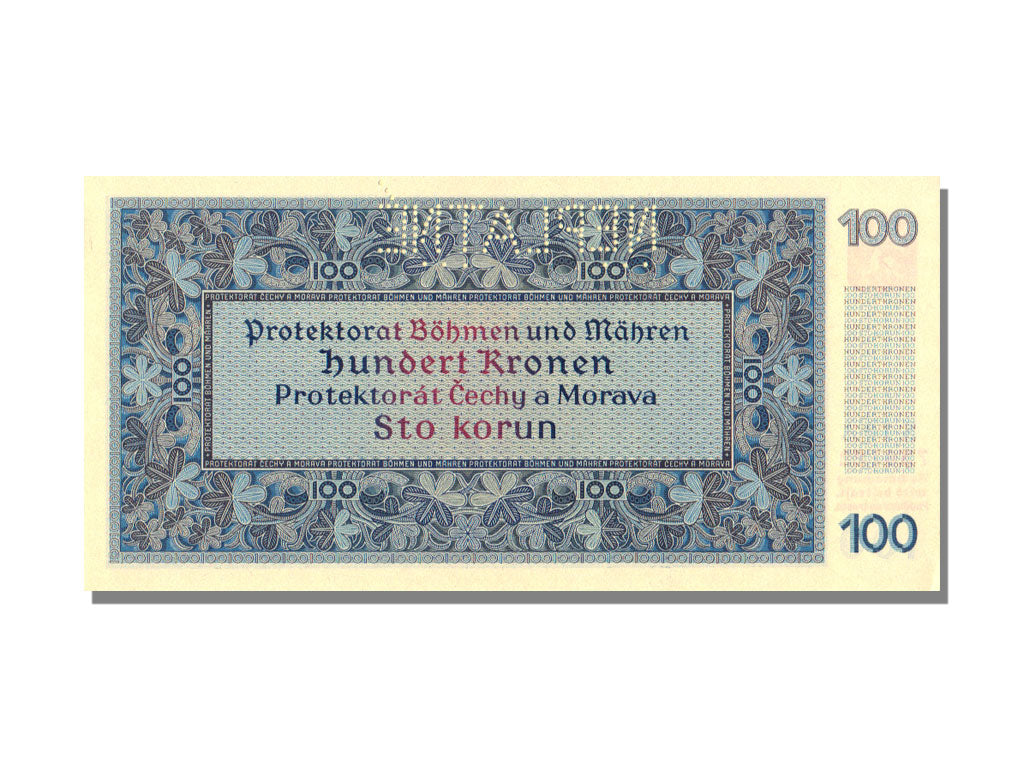 Bohemia and Moravia, 100 Korun, 1940, 1940-08-20, UNC(65-70)
