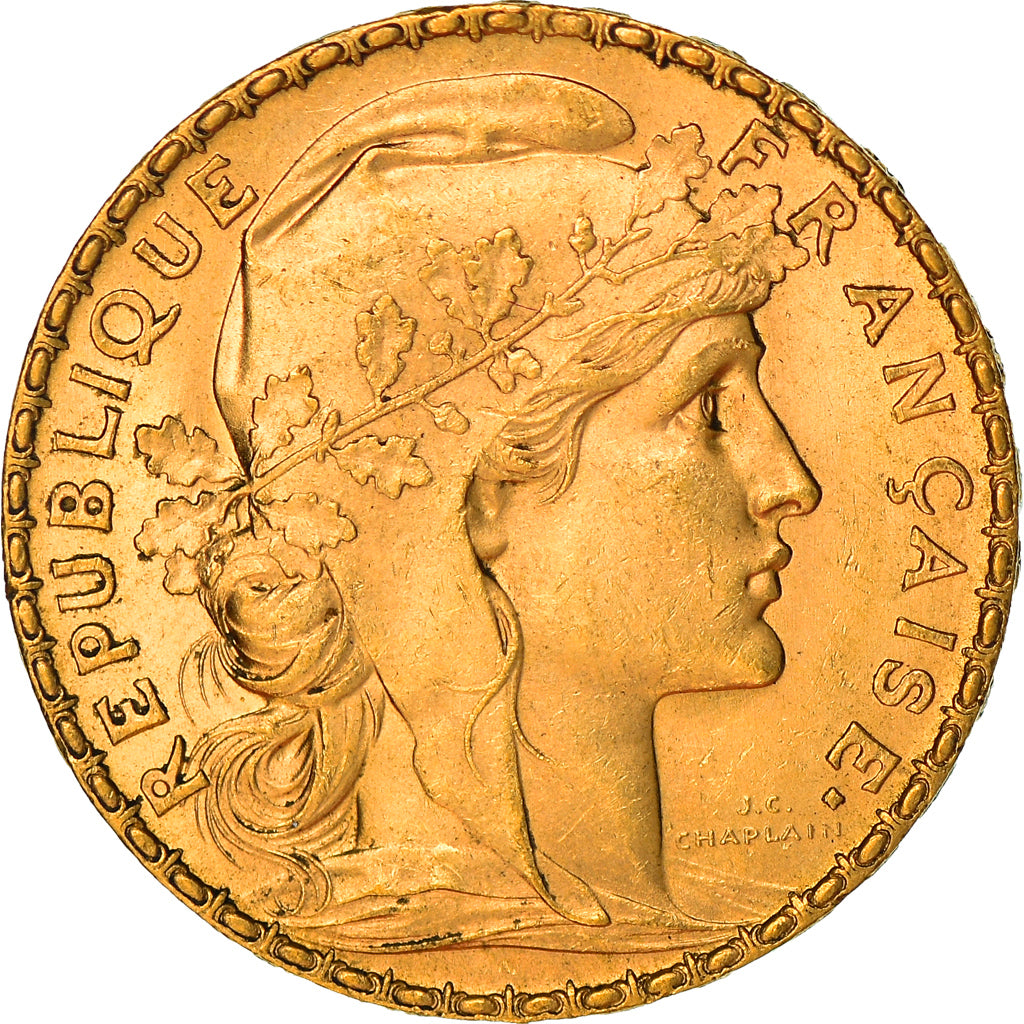 Monnaie, France, Marianne, 20 Francs, 1904, Paris, Coq, SUP+, Or, Gadoury:1064