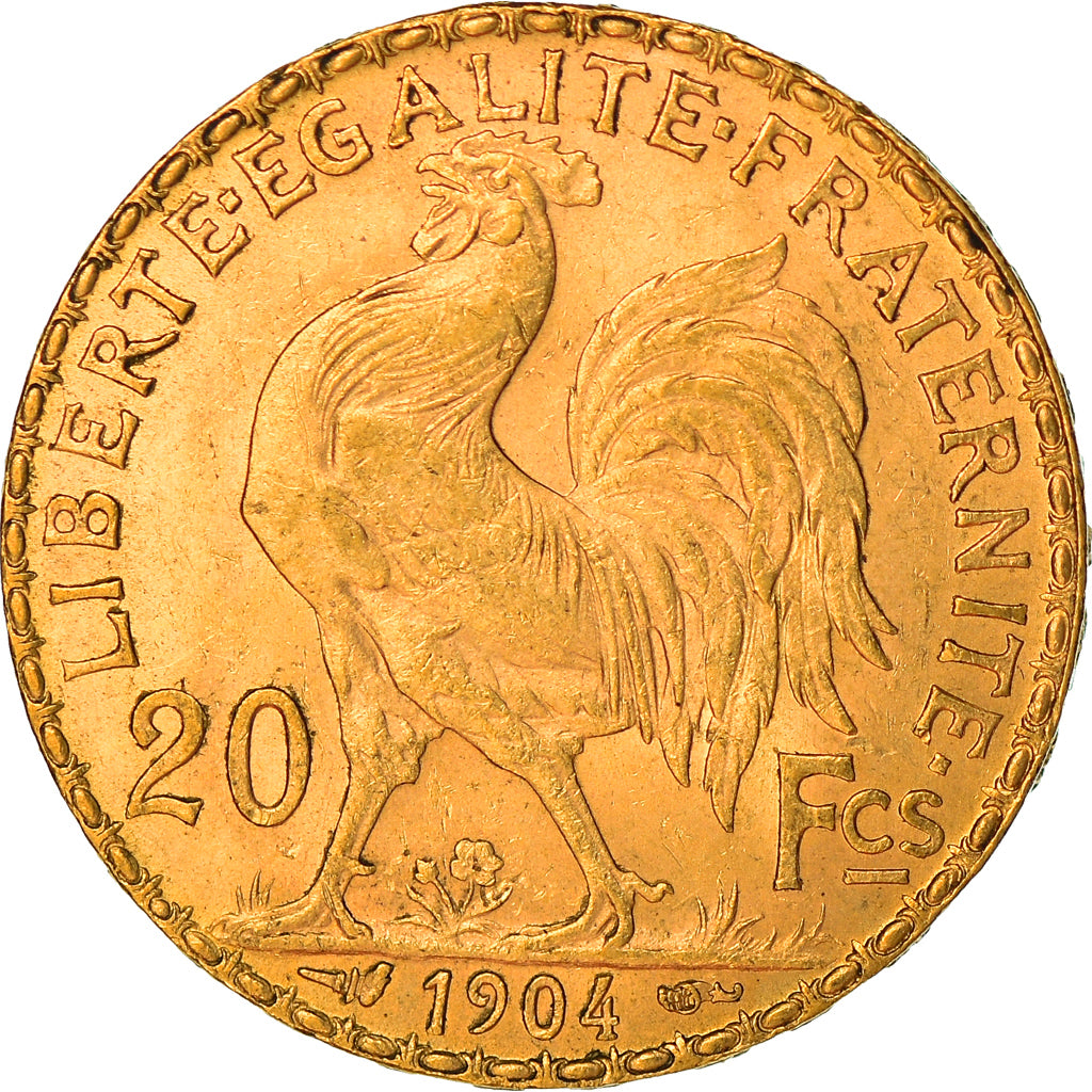Monnaie, France, Marianne, 20 Francs, 1904, Paris, Coq, SUP+, Or, Gadoury:1064