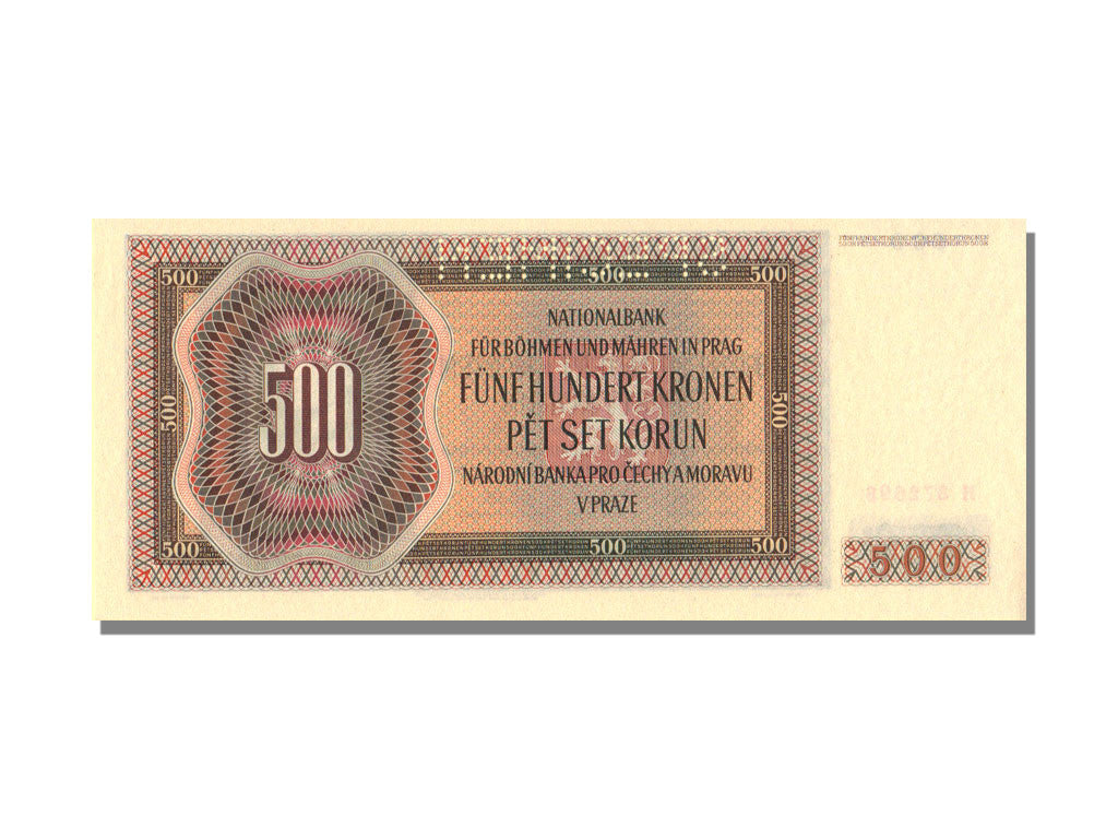 Banknote, Bohemia and Moravia, 500 Korun, 1942, UNC(65-70)