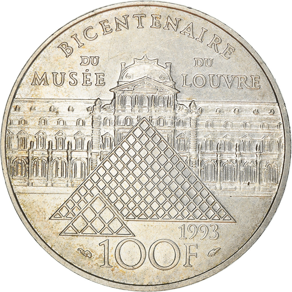 Coin, France, Liberté guidant le peuple, 100 Francs, 1993, Musée du Louvre
