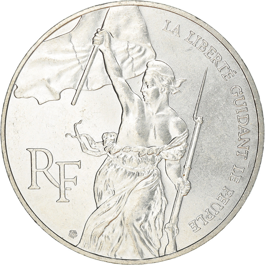 Moeda, França, Liberté guidant le peuple, 100 Francs, 1993, Musée du Louvre