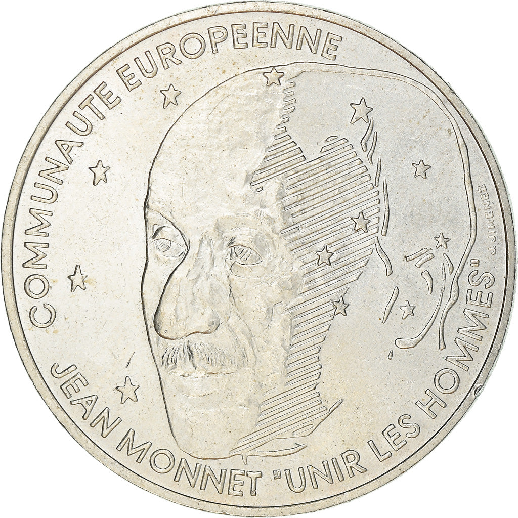 Monnaie, France, Jean Monnet, 100 Francs, 1992, Paris, SUP+, Argent