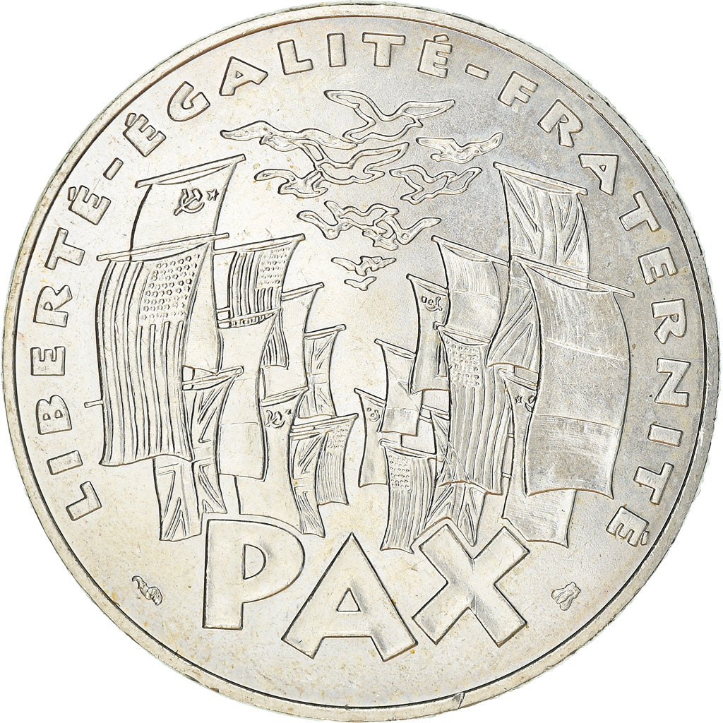Coin, France, 8 mai 1945, 100 Francs, 1995, Paris, MS(63), Silver, KM:1116.2