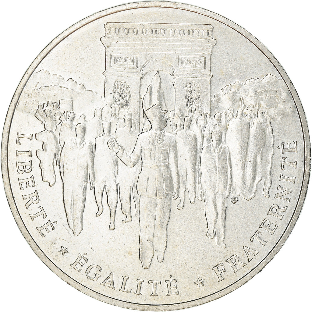 Coin, France, Libération de Paris, 100 Francs, 1994, Paris, MS(60-62), Silver