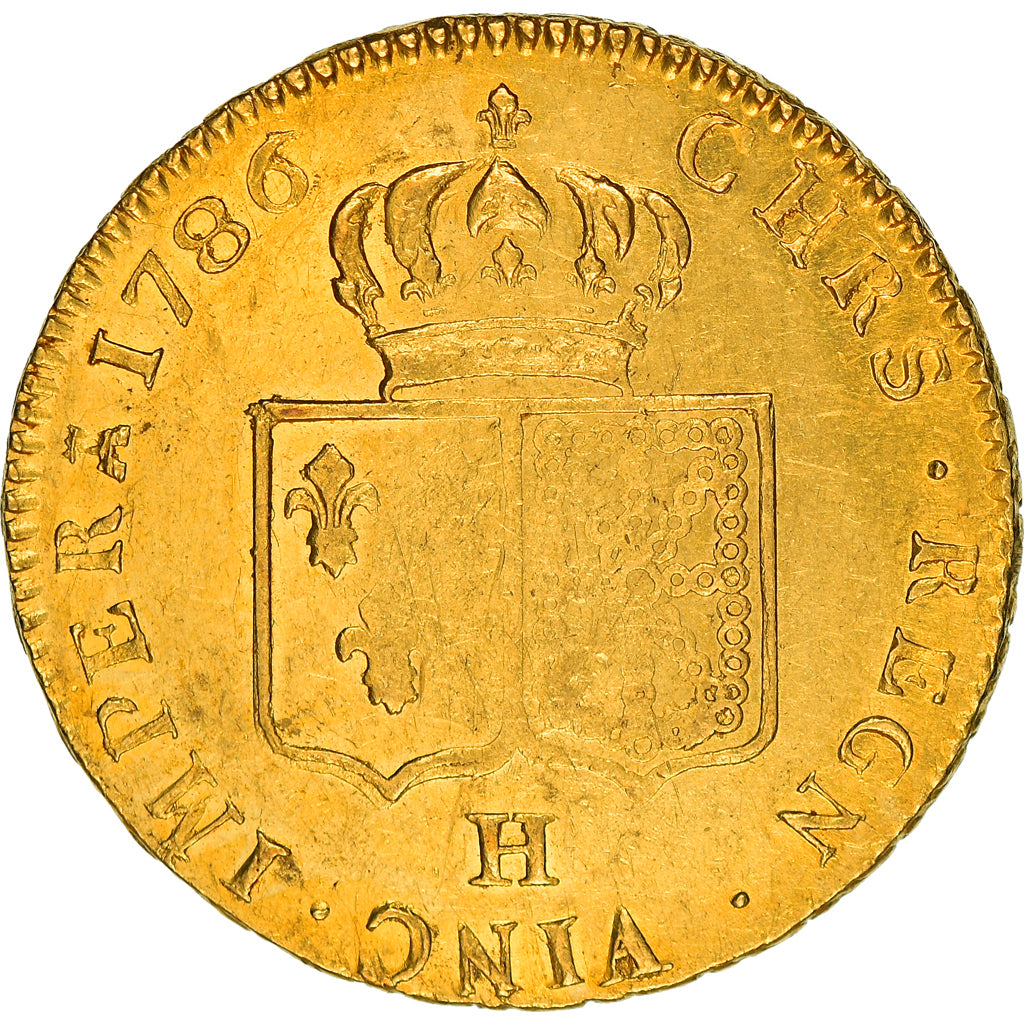 Monnaie, France, Louis XVI, Double Louis d'or, 1786, La Rochelle, TTB, Or