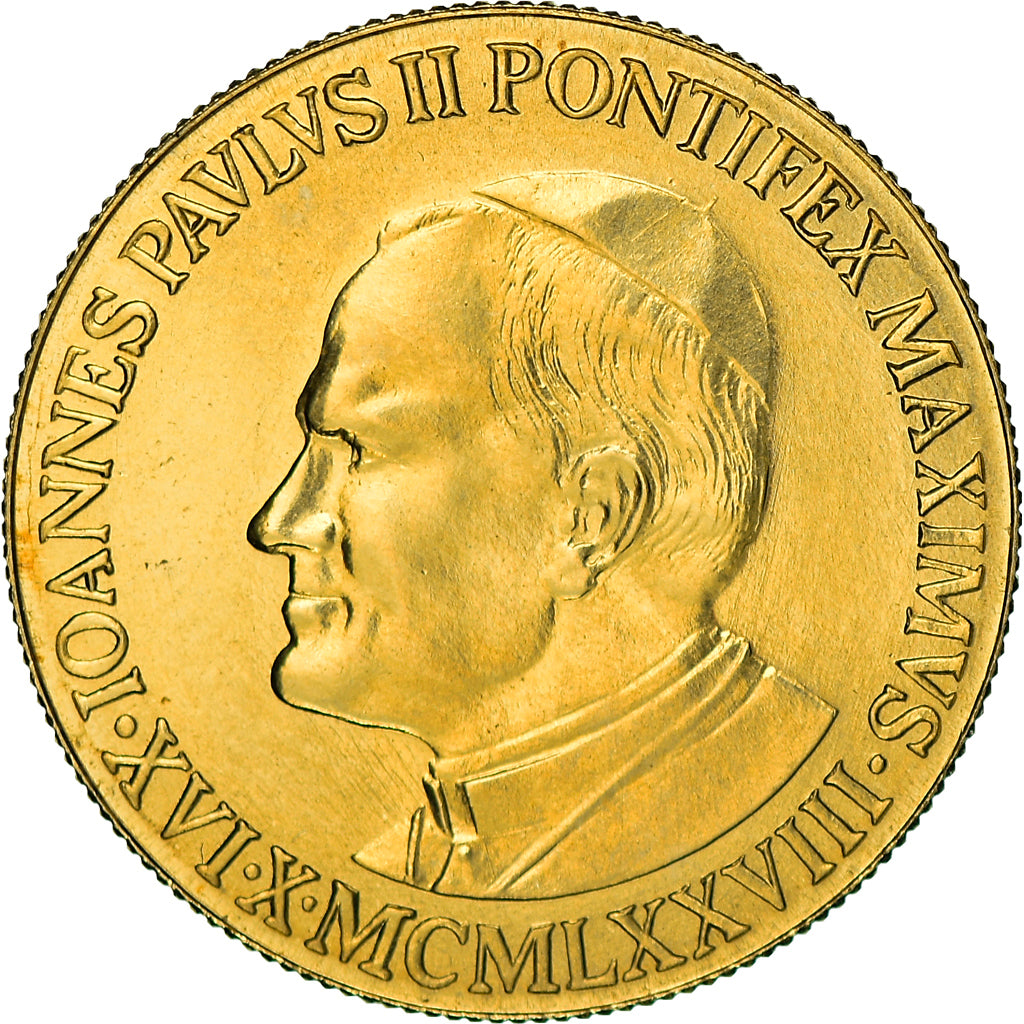 Vatican, Medal, Pape Jean Paul II, 1981, MS(64), Gold
