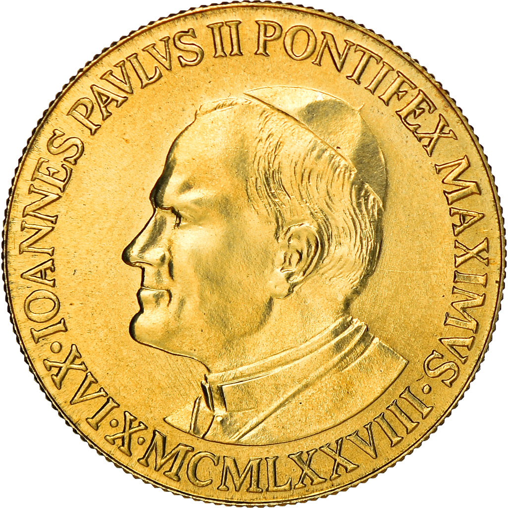 Vatican, Médaille, Pape Jean Paul II, 1981, SPL+, Or