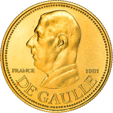 France, Medal, French Fifth Republic, 1981, MS(64), Gold