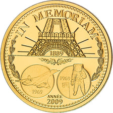 France, Medal, Semeuse, La Pièce de l'Année, 2009, MS(65-70), Gold