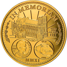 France, Medal, Semeuse, La Pièce de l'Année, 2011, MS(65-70), Gold