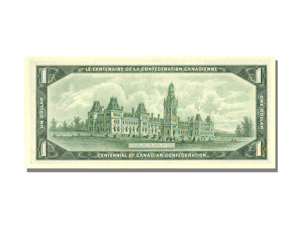 Canada, 1 Dollar, 1967, KM #84a, UNC(65-70)