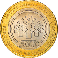 Monnaie, Russie, 10 Roubles, 2010, St. Petersburg, SPL, Bi-Metallic, KM:1274