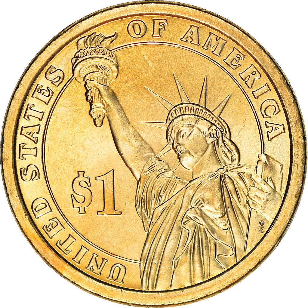 Coin, United States, Dollar, 2010, U.S. Mint, John Quincy Adams, MS(63)