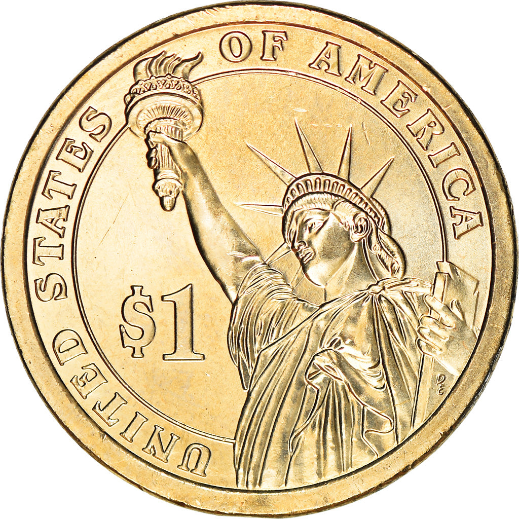 Coin, United States, Dollar, 2010, U.S. Mint, Abraham Lincoln, MS(63)