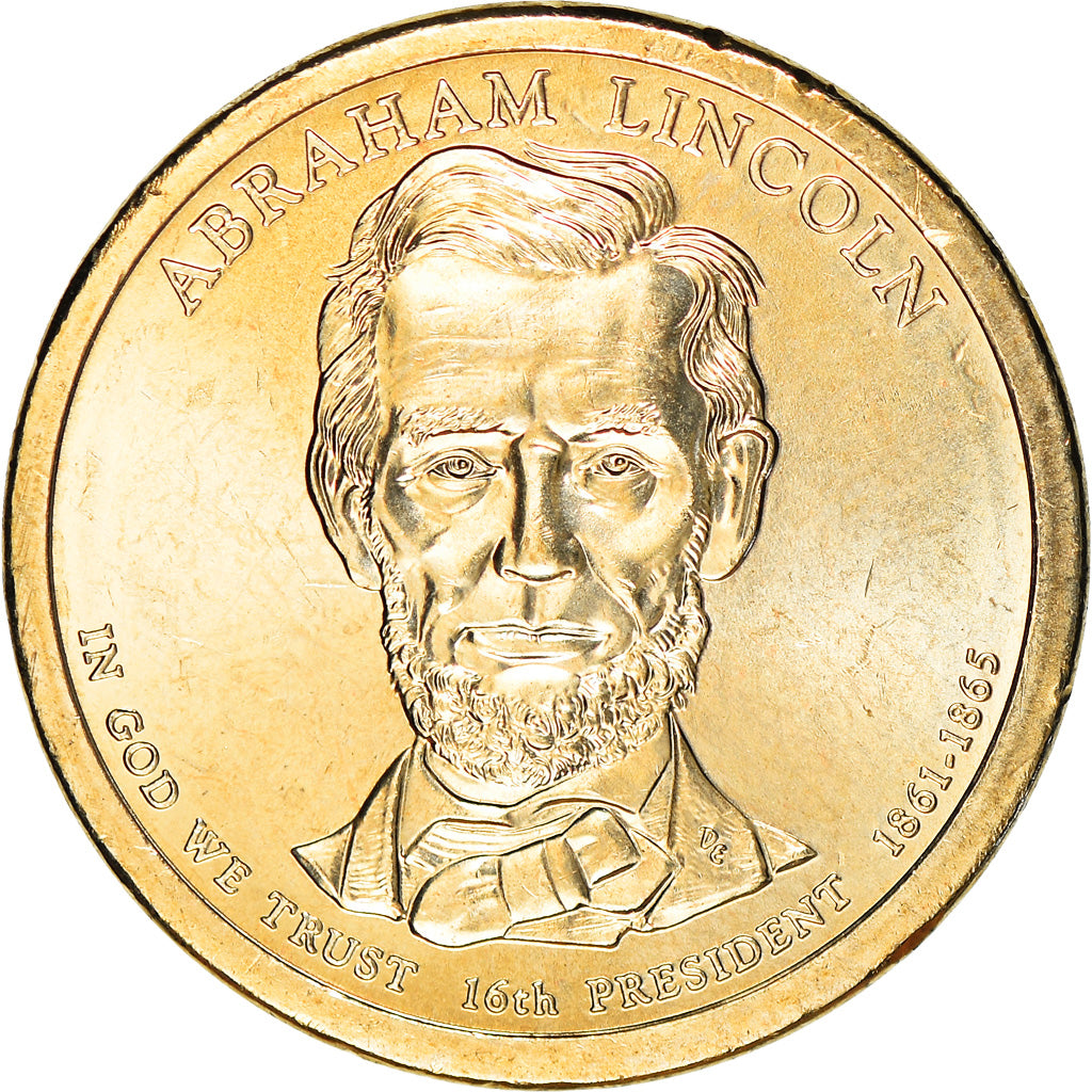 Monnaie, États-Unis, Dollar, 2010, U.S. Mint, Abraham Lincoln, SPL