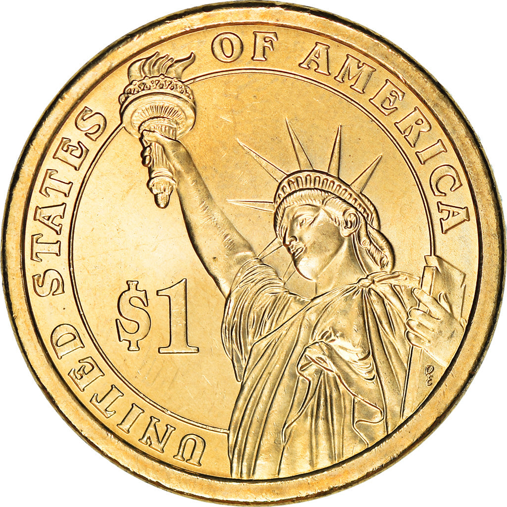 Coin, United States, Dollar, 2009, U.S. Mint, Martin Van Buren, MS(63)