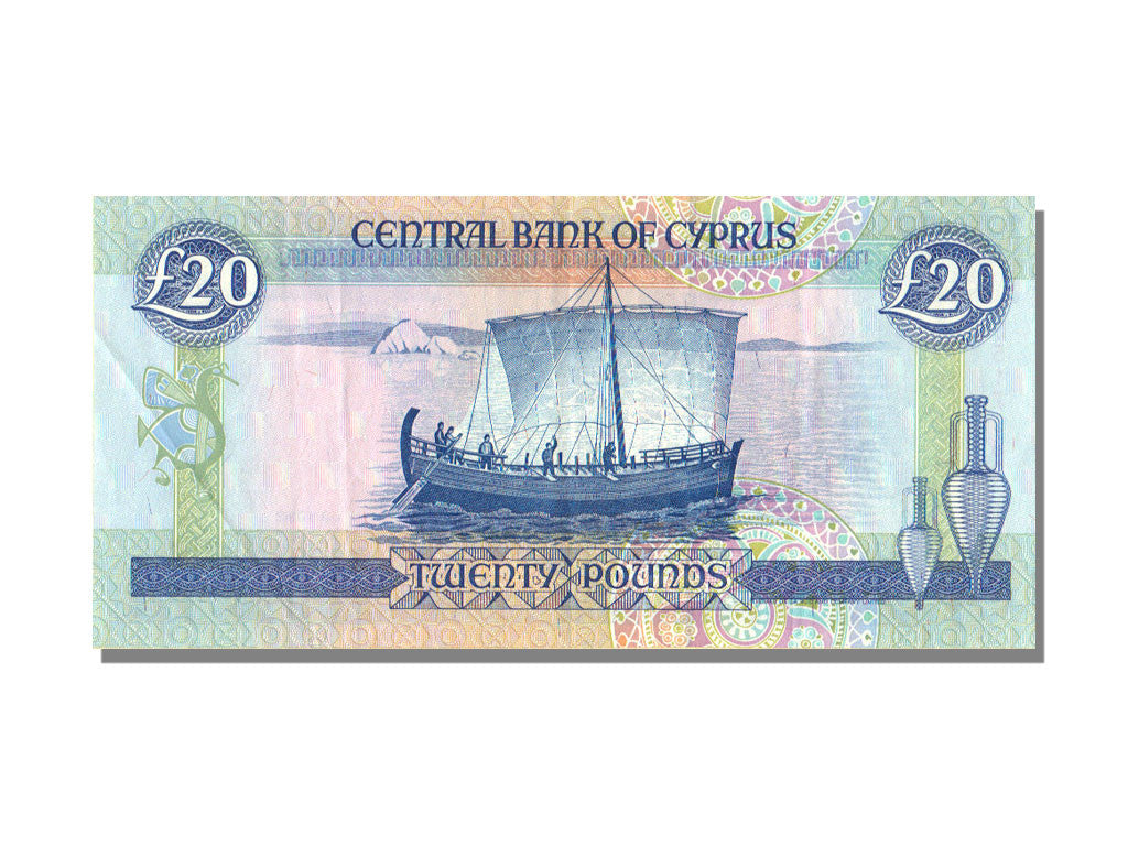 Banknot, Cypr, 20 Pounds, 1993, UNC(65-70)