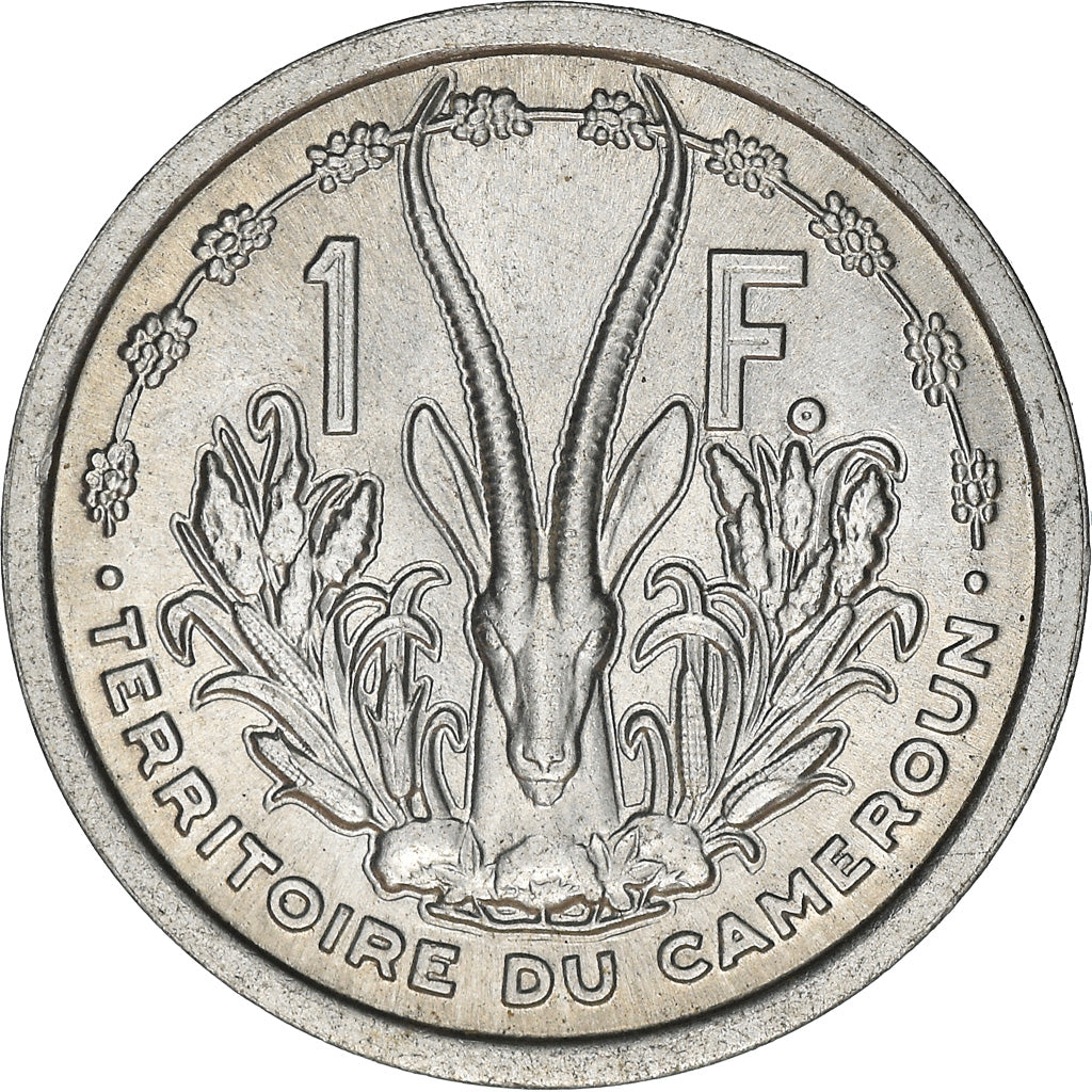 Coin, Cameroon, Franc, 1948, Paris, AU(55-58), Aluminum, KM:8