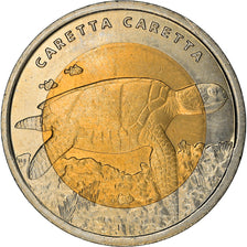 Münze, Türkei, Lira, 2009, UNZ, Bi-Metallic, KM:1264