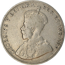 Moneta, Canada, George V, 5 Cents, 1923, Royal Canadian Mint, Ottawa, MB+