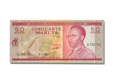 Biljet, Democratische Republiek Congo, 50 Makuta, 1967, SPL
