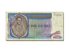 Congo Democratic Republic, 10 Zaïres, 1971, KM #15a, 1971-06-30, EF(40-45)