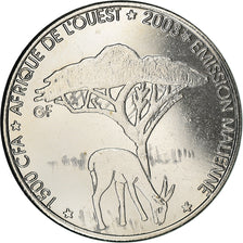 Monnaie, Mali, 1500 CFA Francs-1 Africa, 2003, Paris, Faune africaine - Gazelle