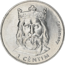 Coin, Andorra, Centim, 2002, Charlemagne, MS(63), Aluminum, KM:176
