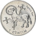 Coin, Andorra, Centim, 2002, Agnus Dei, MS(63), Aluminum, KM:178