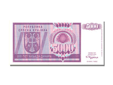 Croatia, 5000 Dinara, 1992, KM #R6a, UNC(65-70)