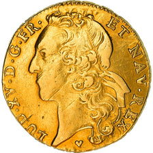 Coin, France, Louis XV, Double louis d'or au bandeau, 2 Louis D'or, 1746
